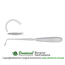 Deschamps Ligature Needle Sharp for Right Hand Stainless Steel, 20 cm - 8"